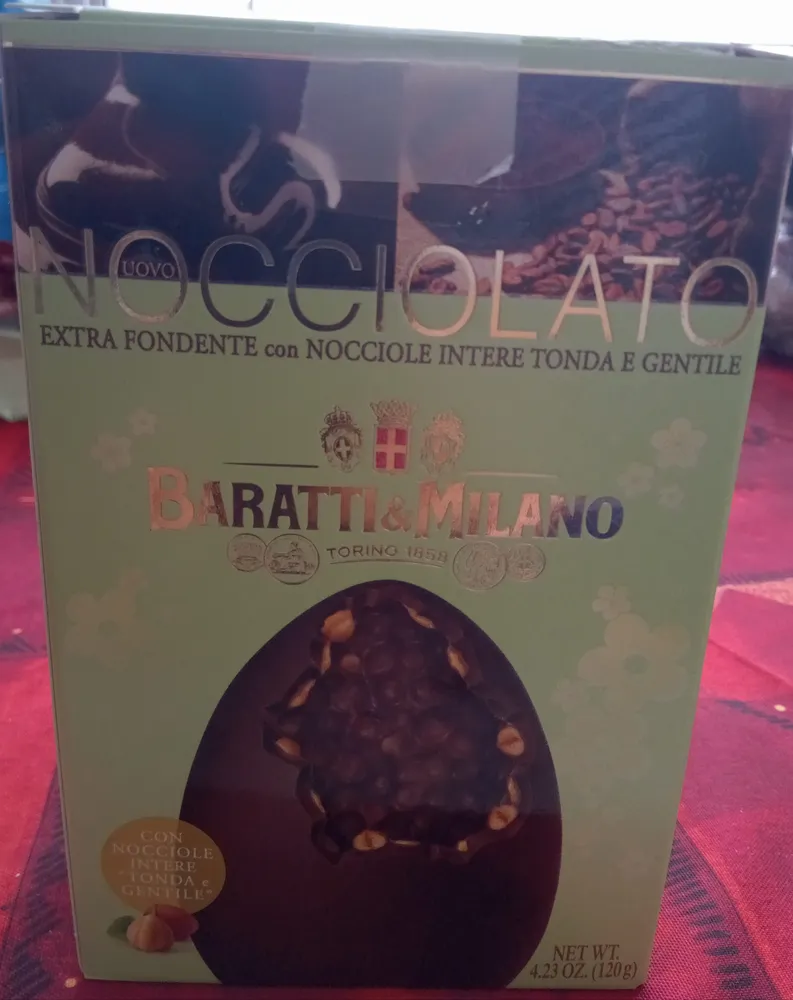 Nocciolato extra fondente con nocciole intere Tonda Gentile