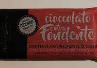 Cioccolato fondente extra senza zuccheri aggiunti