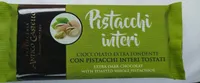 Cioccolato extra fondente con pistacchi interi tostati