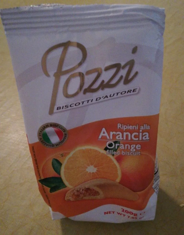 Biscuits fourrés à l'orange