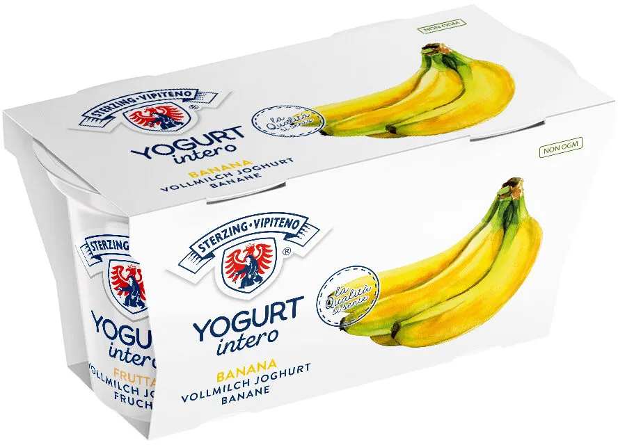 Yogurt intero - 125g x 2 - Gusto banana