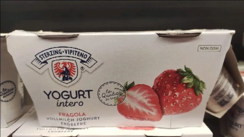 Yogurt intero - 125g x 2 - Gusto fragola