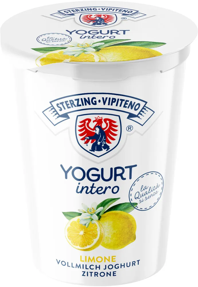Yogurt intero - 500g - Gusto limone