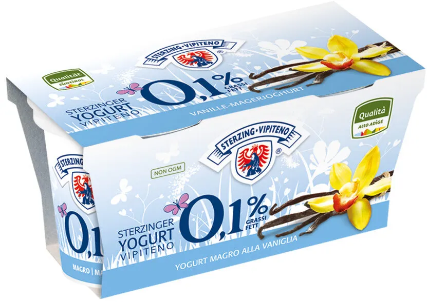 Yogurt magro 0,1% - 125g x 2 - Gusto vaniglia