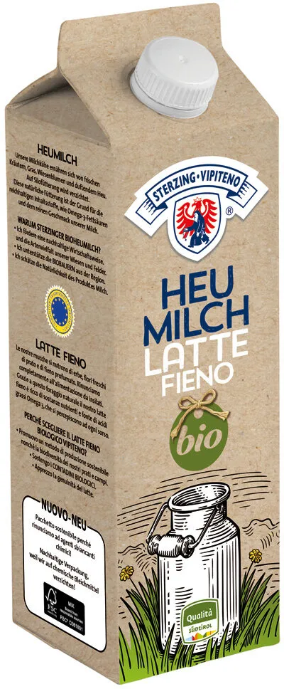 Sterzinger Frischmilch Bio Heumilch 3,5% - 1l