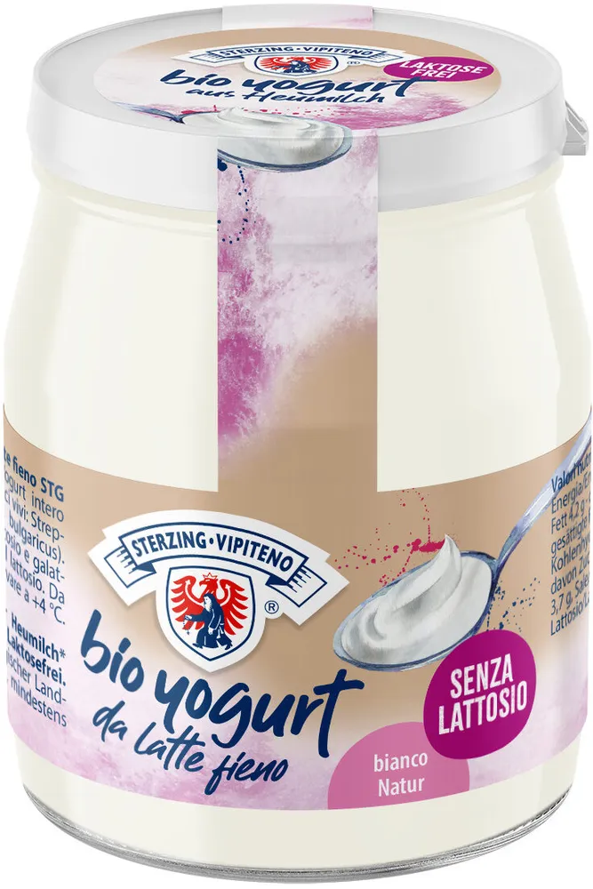 Vipiteno organic yoghurt from haymilk TSG  in a jar lactose free - 150g - Natural