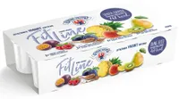 Yogurt magro Fitline - 125g x 8 - lampone-maracuja | prugna-grano saraceno | kiwi-pera-limone | pesca-ananas-limone