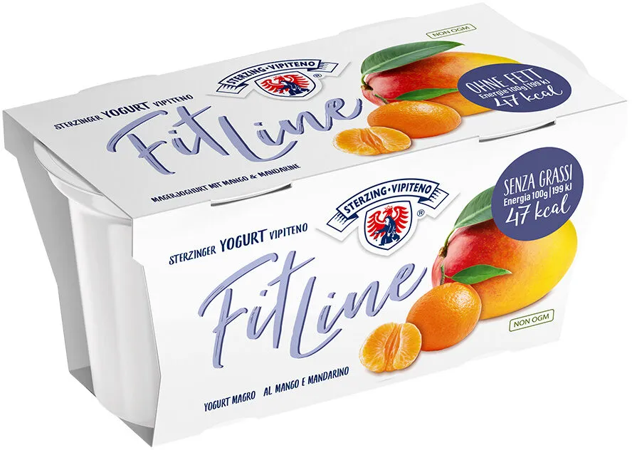 Fitline Yogurt scremato - 125g x 2 - Mango-Mandarino