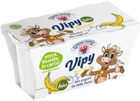 Vipy Yogurt biologico da latte fieno - banana - 115g x 2
