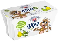 Vipy Yogurt biologico da latte fieno - pera - 115g x 2