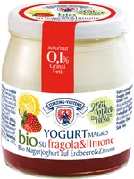 Yogurt su frutta bio magro da latte fieno STG - 150g - fragola/limone