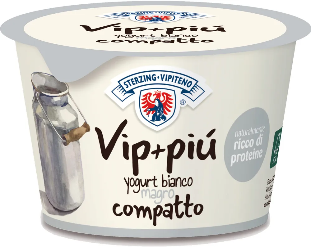 Vip+più yogurt magro - 250g - bianco