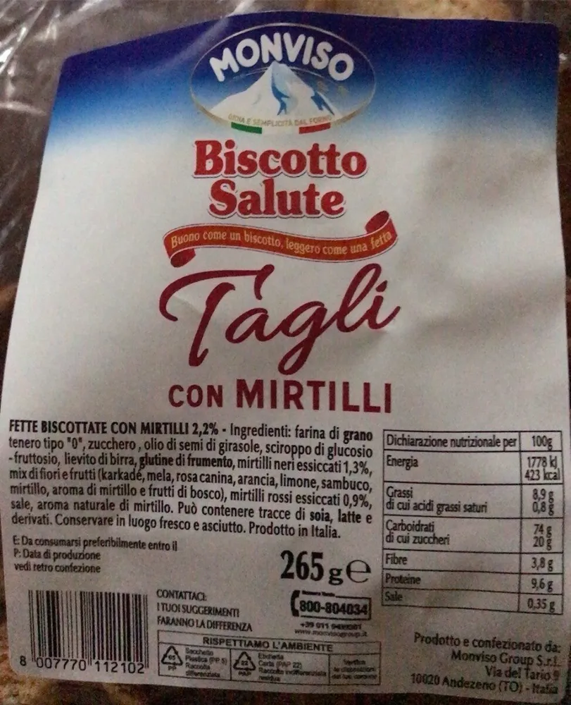 Biscotti salute