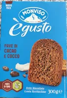 Biscotto salute con fave di cacao e cocco