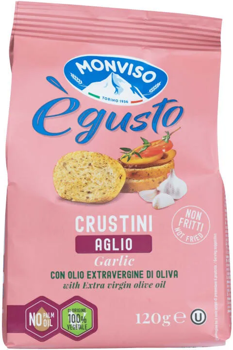 Panmonviso Crustini m / Hvitløk & Persille