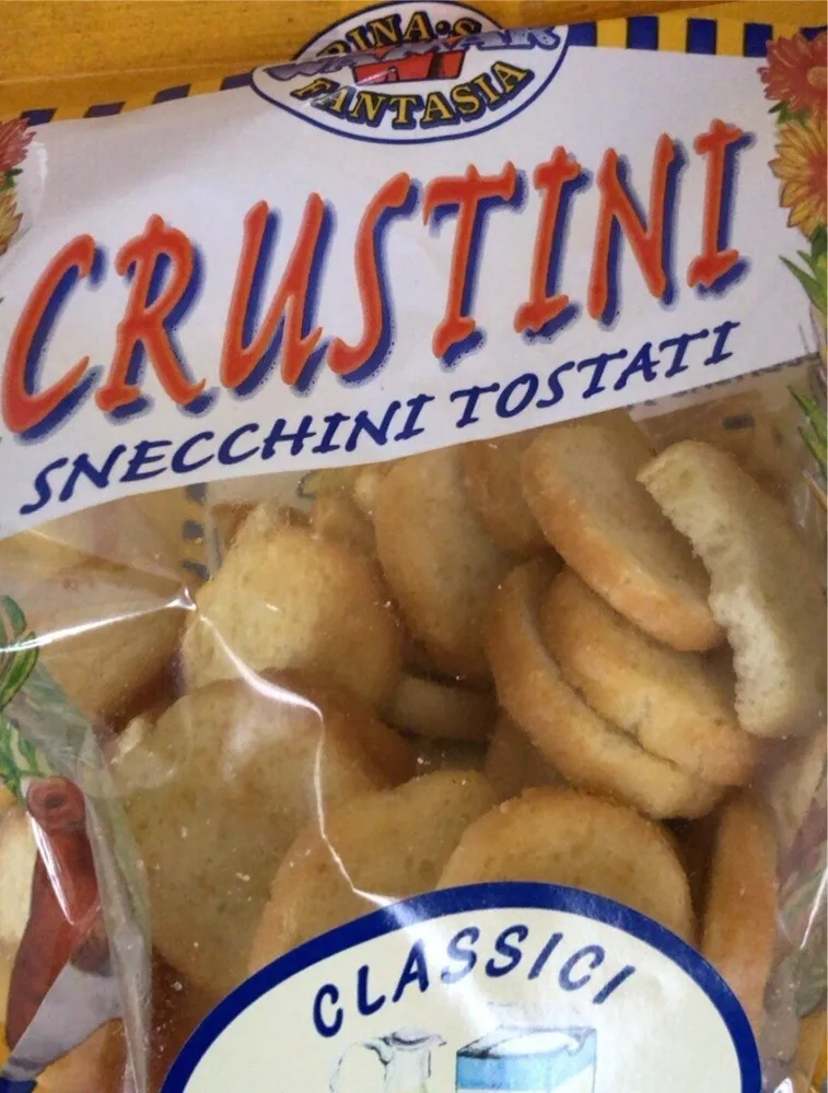 Crustini snecchini tostati