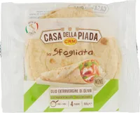 La sogliata olio extravergine di oliva piadine