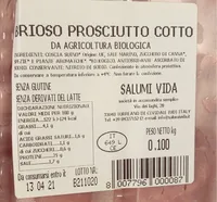 Prosciutoo cotto