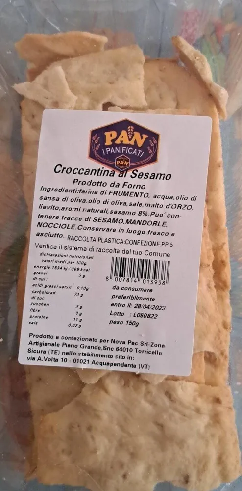 Croccantina al sesamo