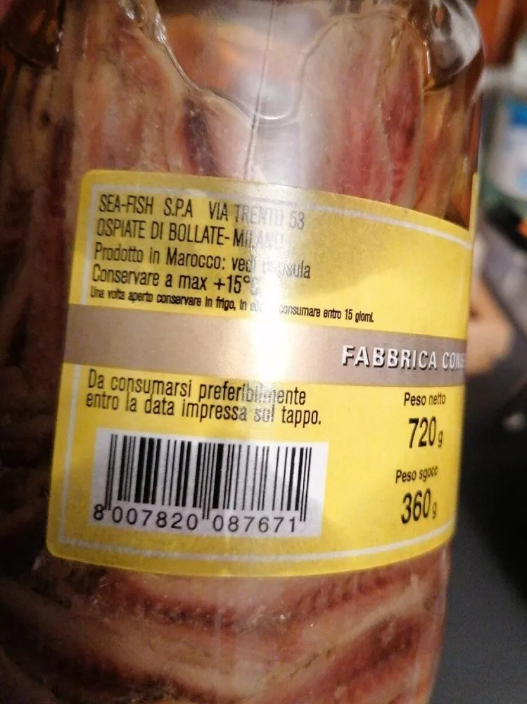 Filetti di acciughe