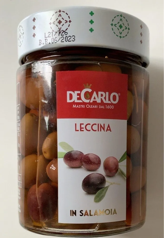 Olive leccina in salamoia