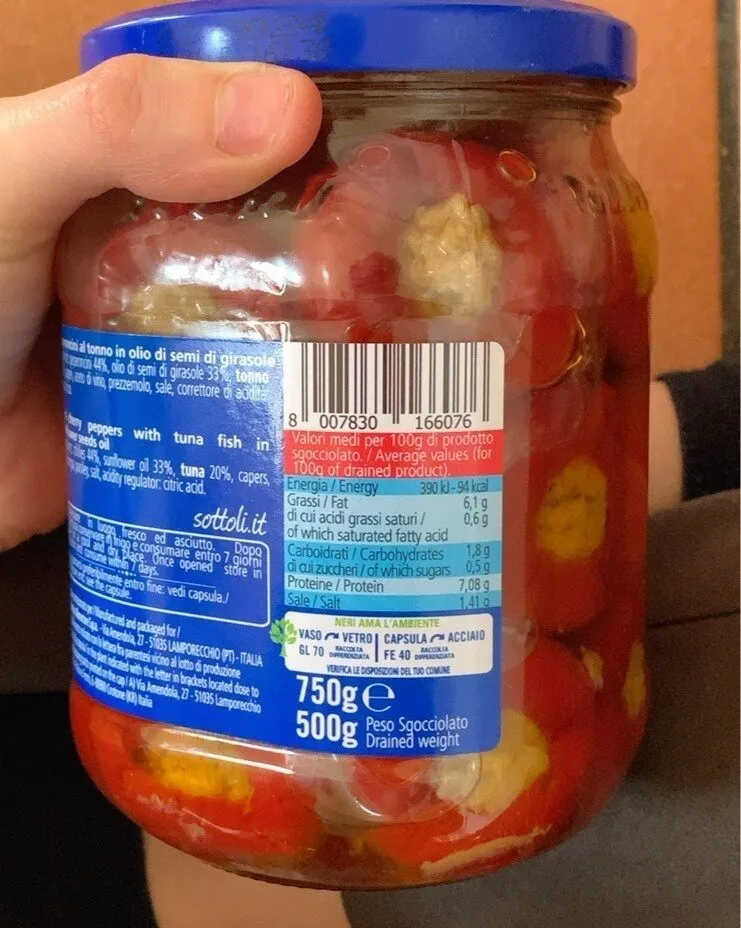 Peperoncini con tonno