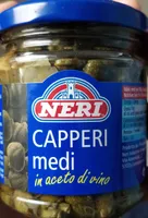 Capperi medi in aceto di vino