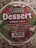 Dessert di mosto d'uva
