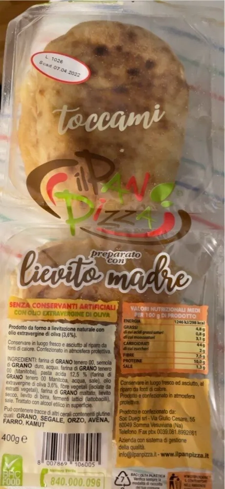 Il pan pizza