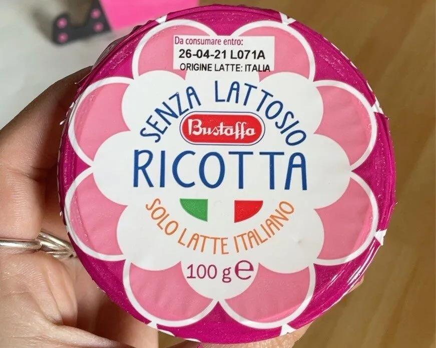 Ricotta Senza Lattosio