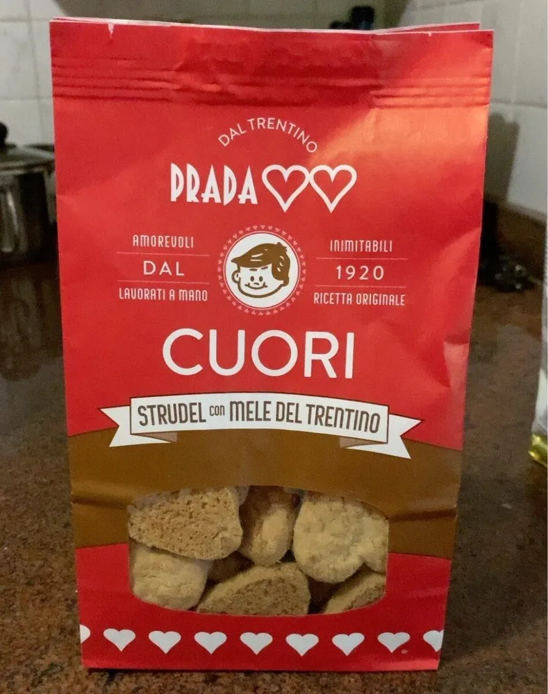 Cuori strudel con mele del trentino
