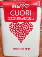 Cuori cioccolato e nocciole Prada