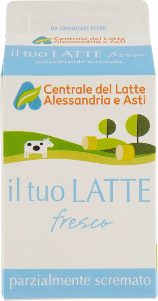 Il tuo latte fresco parzialmente scremato