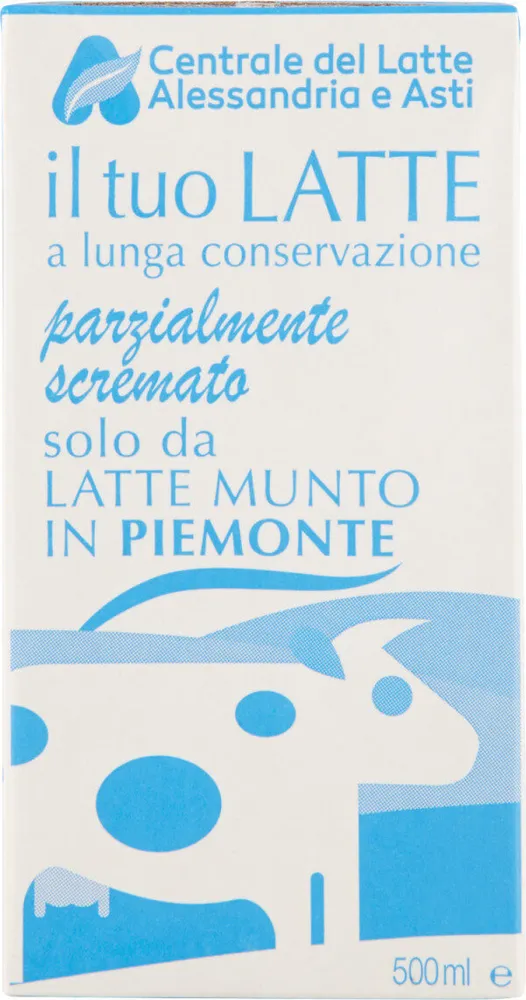 Il tuo latte a lunga conservazione parzialmente scremato