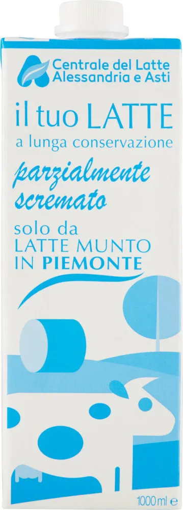 Il tuo latte lunga conservazione parzialmente scremato