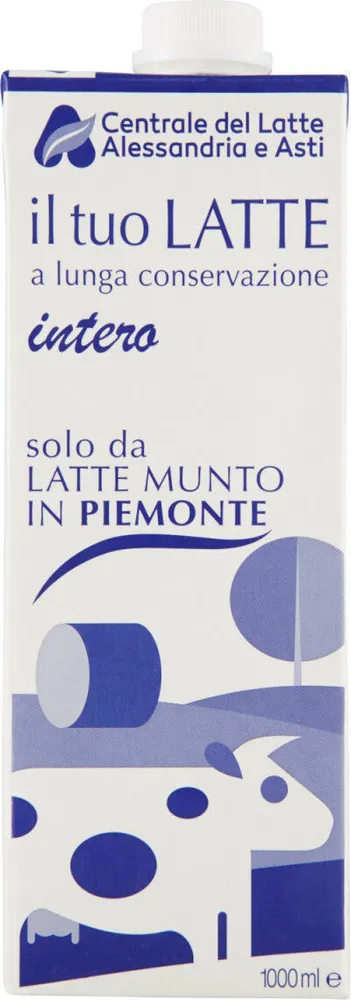 Il tuo latte a lunga conservazione intero