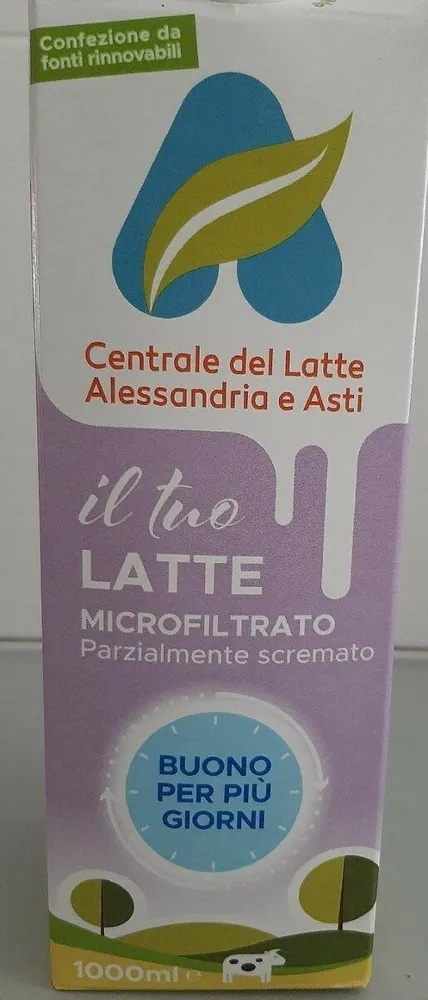 Latte microfiltrato parzialmente scremato