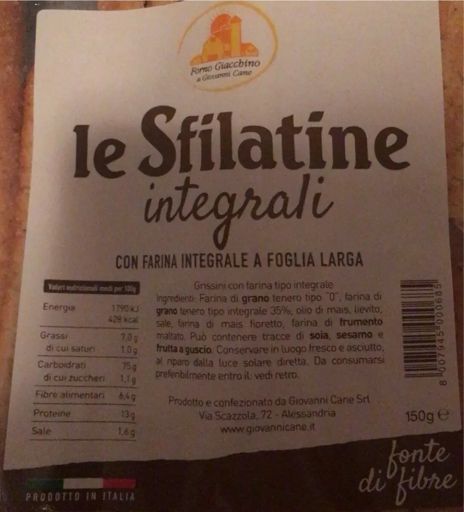 Le sfilatine