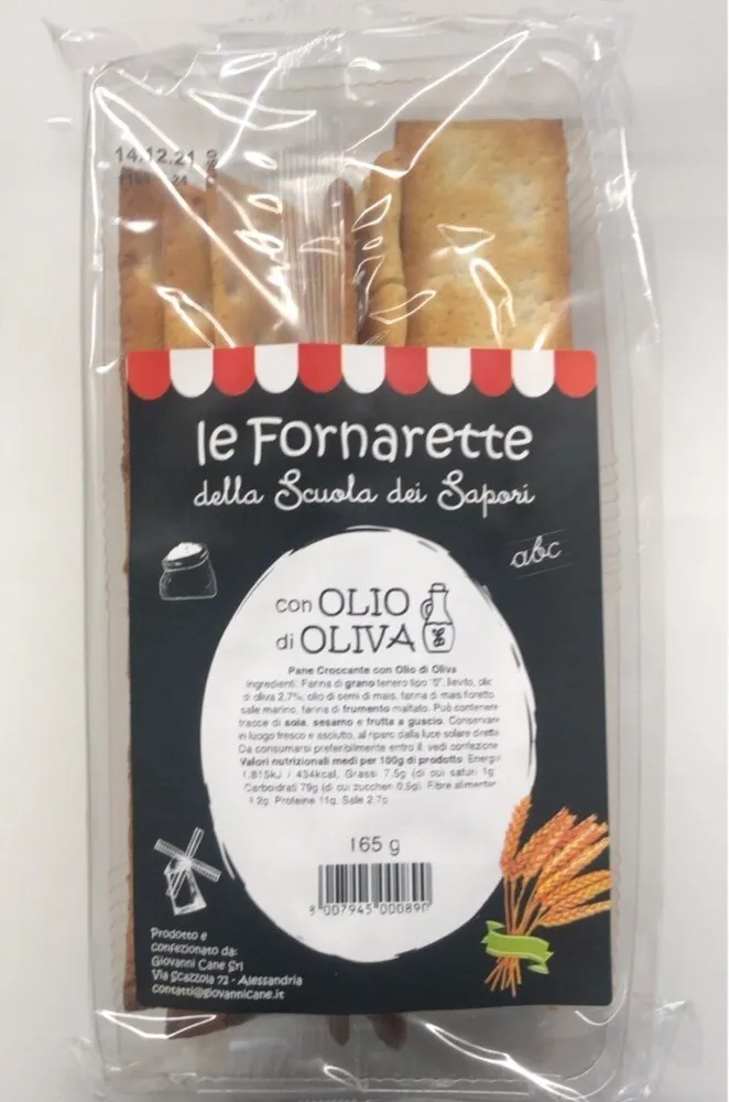 Le fornarette con olio di oliva