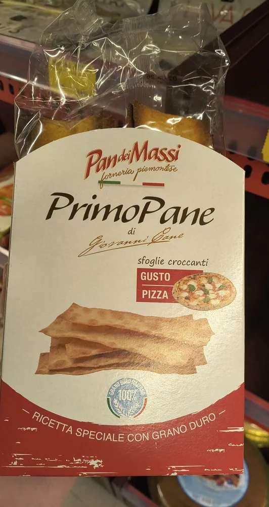 Primo Pane Sfoglie Croccanti Gusto Pizza