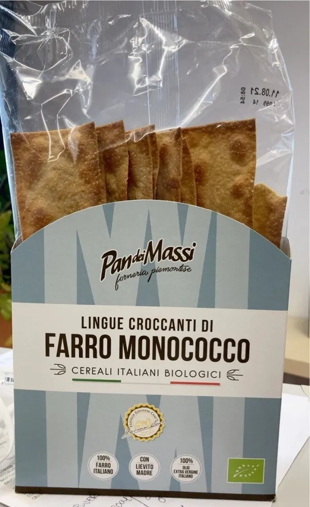Lingue croccanti di farro