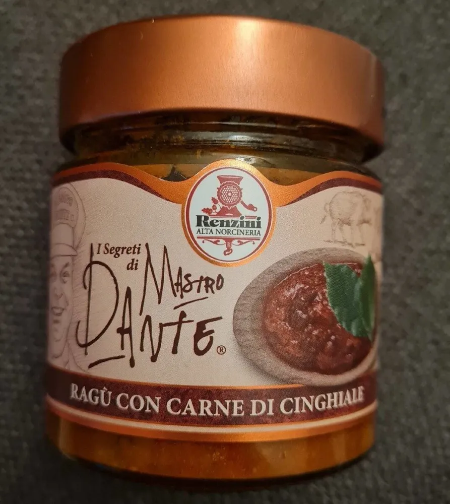 Ragù con carne di cinghiale