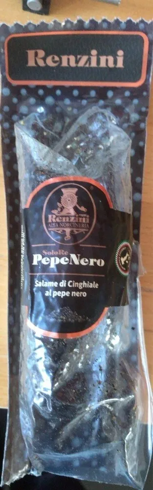 Salame di cinghiale al pep nero