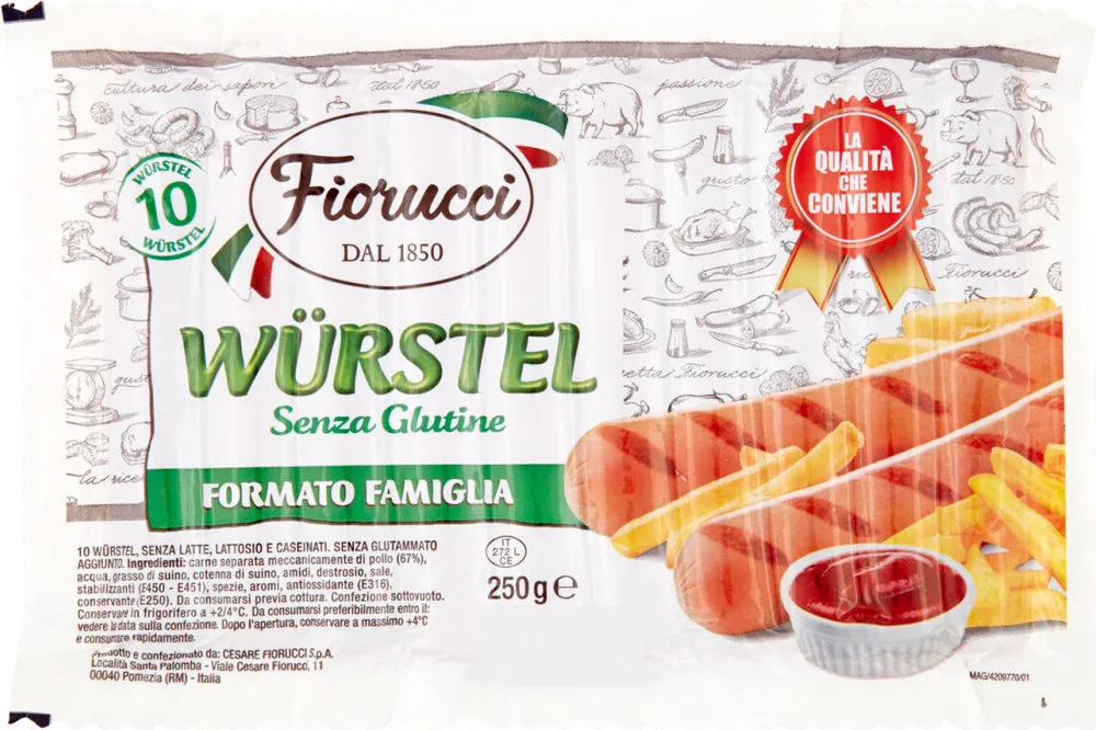 Würstel senza glutine