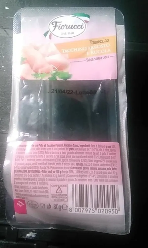 Tramezzino Tacchino Arrosto e Rucola