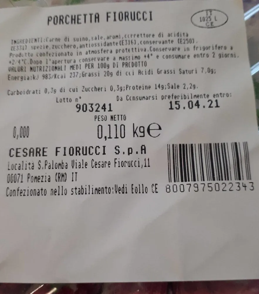 Porchetta Fiorucci