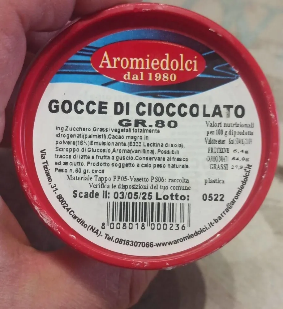 Gocce di cioccolato