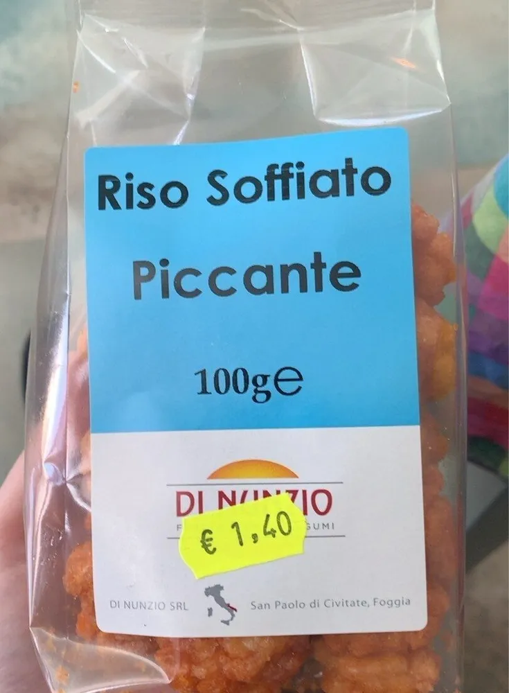 Riso soffiato piccante