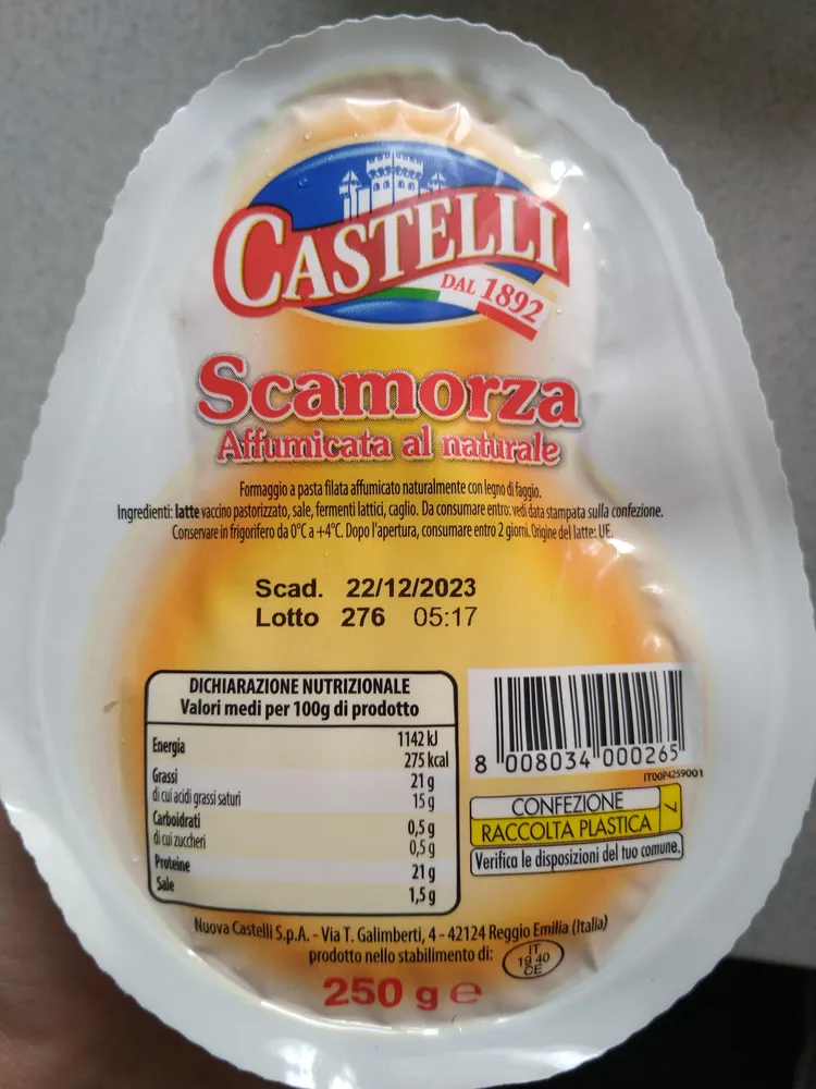 Scamorza affumicata al naturale