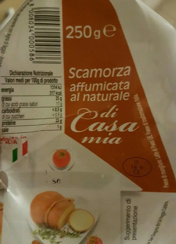 Scamorza affumicata al naturale
